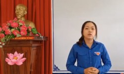 Thí sinh Lê Thị Thiên đạt giải Ba tại Hội thi Báo cáo viên cấp tỉnh năm 2021