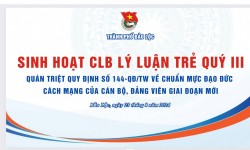 THÀNH ĐOÀN BẢO LỘC TỔ CHỨC SINH HOẠT CÂU LẠC BỘ LÝ LUẬN TRẺ QUÝ III NĂM 2024