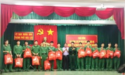 Bảo Lộc: 104 quân nhân hoàn thành NVQS trở về địa phương