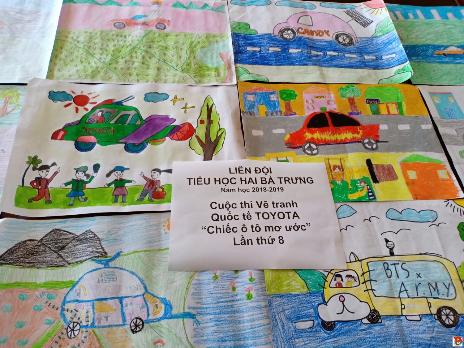 Vẽ Tranh Quốc Tế Toyota 