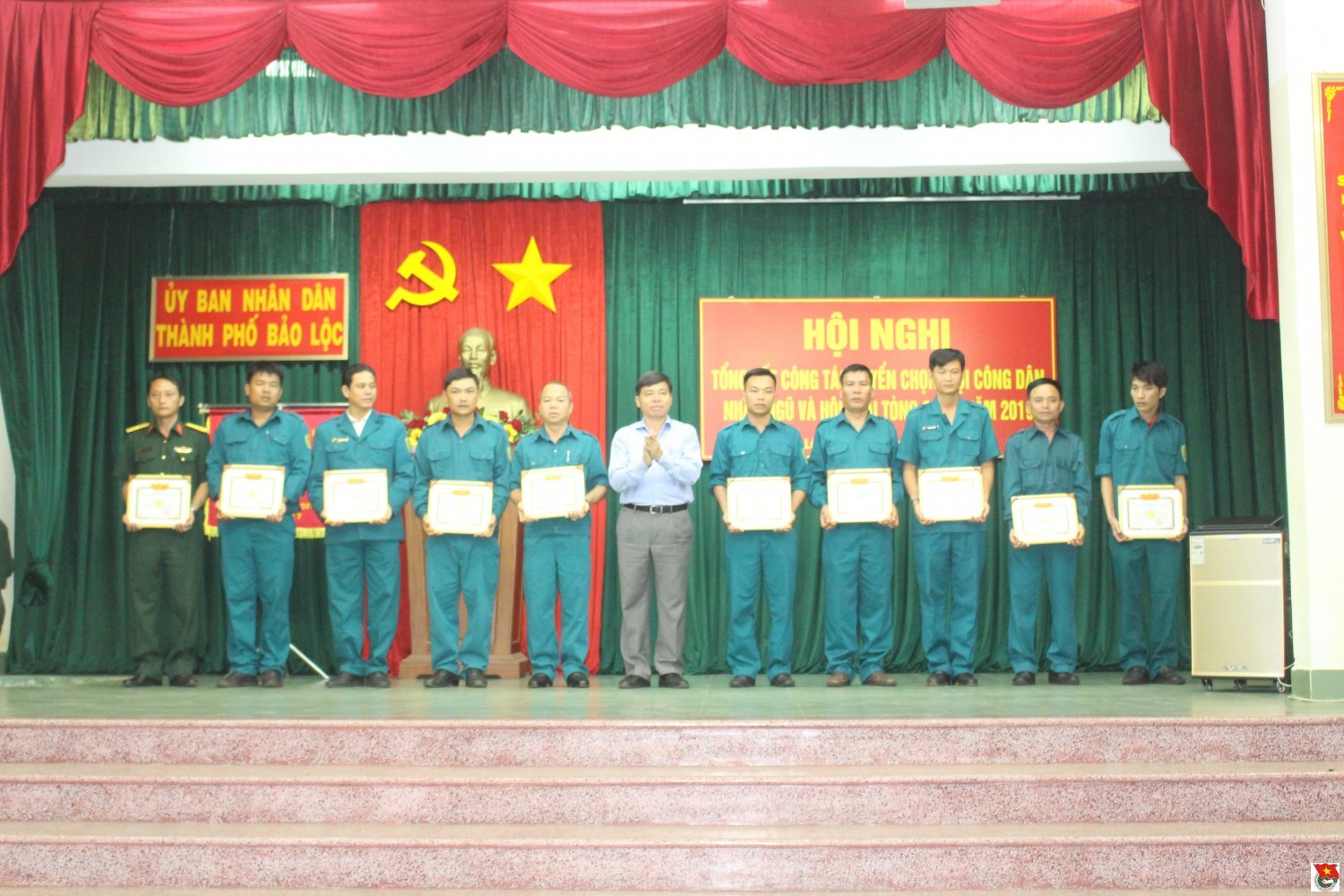 TP Bảo Lộc  tổng kết công tác tuyển chọn, gọi công dân nhập ngũ và Hội trại tòng quân năm 2019