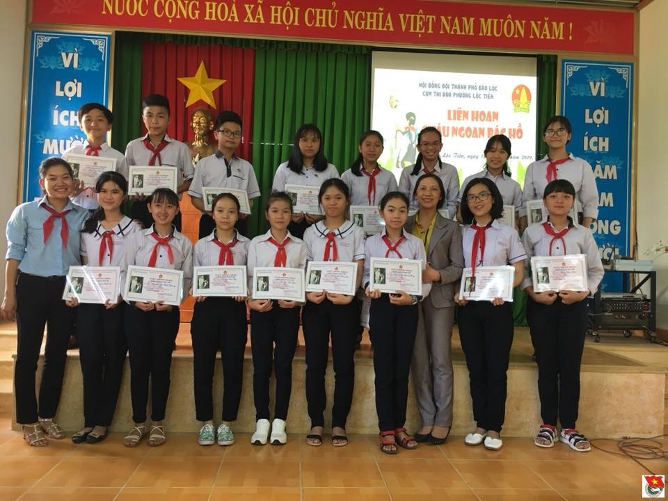 Các cụm thi đua tổ chức Liên hoan Cháu ngoan Bác Hồ, năm học 2018 - 2019