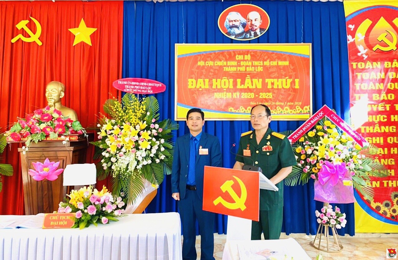 Đại hội Chi bộ Hội Cựu chiến binh - Đoàn TNCS Hồ Chí Minh thành phố, nhiệm kỳ 2020 - 2025